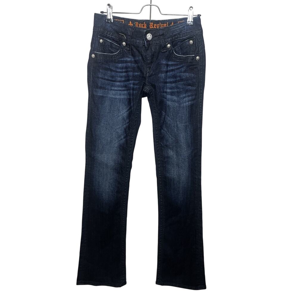 Rock Revival Heather Bootcut Jeans Low Rise Women’s Size 28